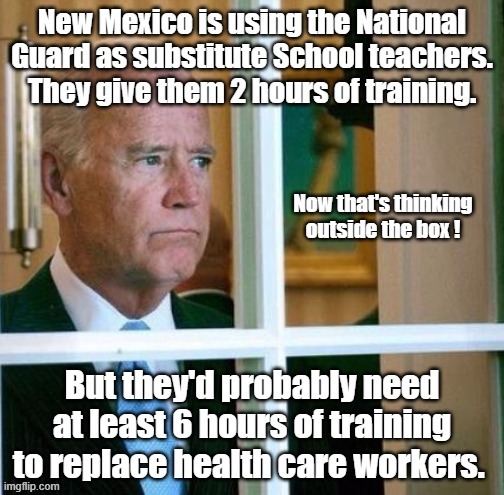 Joe ponders the healthcare crisis | image tagged in healthcare crisis,school teacher crisis,joe biden | made w/ Imgflip meme maker