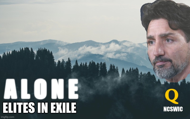 A L O N E; Q; NCSWIC; ELITES IN EXILE | made w/ Imgflip meme maker