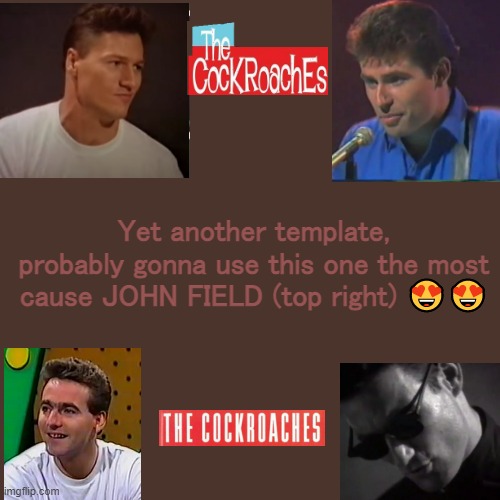 gay intensifies | Yet another template, probably gonna use this one the most cause JOHN FIELD (top right) 😍😍 | made w/ Imgflip meme maker