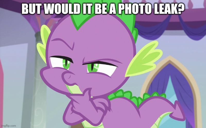 BUT WOULD IT BE A PHOTO LEAK? | made w/ Imgflip meme maker