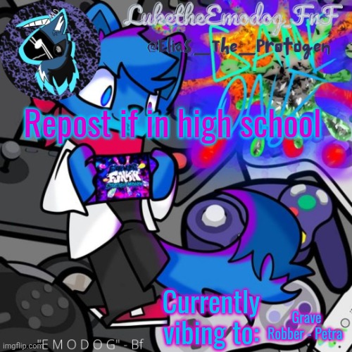 Loki temp | Repost if in high school; Grave Robber - Petra | image tagged in loki temp | made w/ Imgflip meme maker