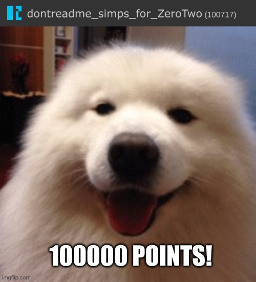 yay! | 100000 POINTS! | image tagged in happy doge,100000 points | made w/ Imgflip meme maker