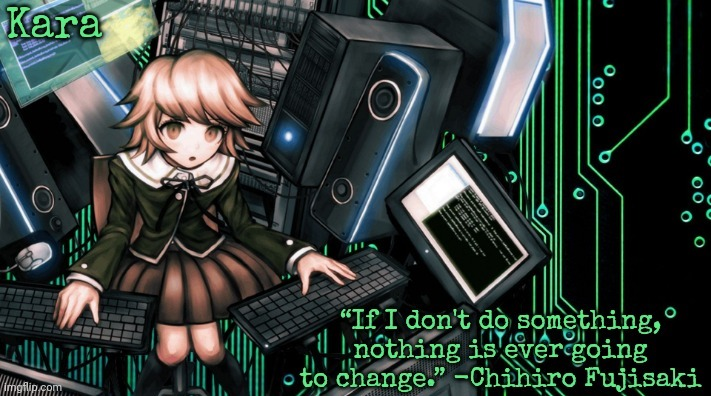 Kara's Chihiro temp Blank Meme Template
