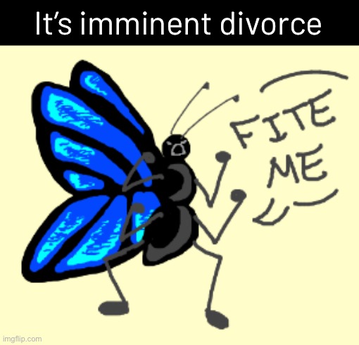 It’s imminent divorce | made w/ Imgflip meme maker