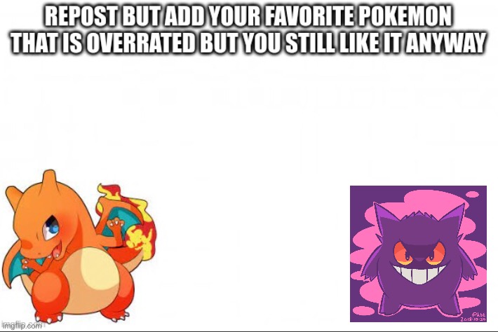 Added gengar | image tagged in pokemon | made w/ Imgflip meme maker