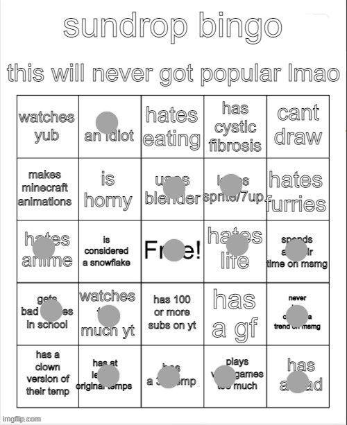 welp, i didn't get bingo | made w/ Imgflip meme maker