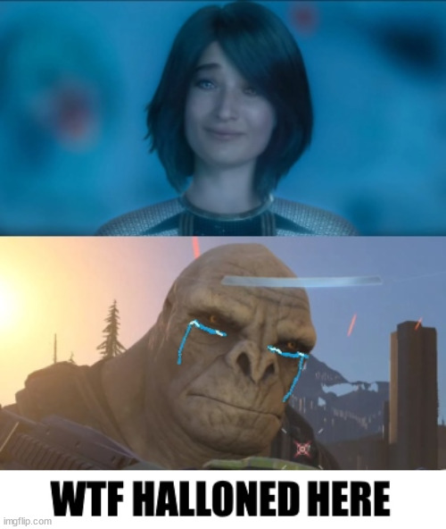 WTF halloned here | image tagged in halo,tv series | made w/ Imgflip meme maker