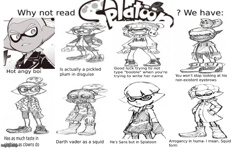 how did this take me 20 mins | image tagged in splatoon,coroika,splatoon2,splatoon manga,photopea,alignment chart | made w/ Imgflip meme maker