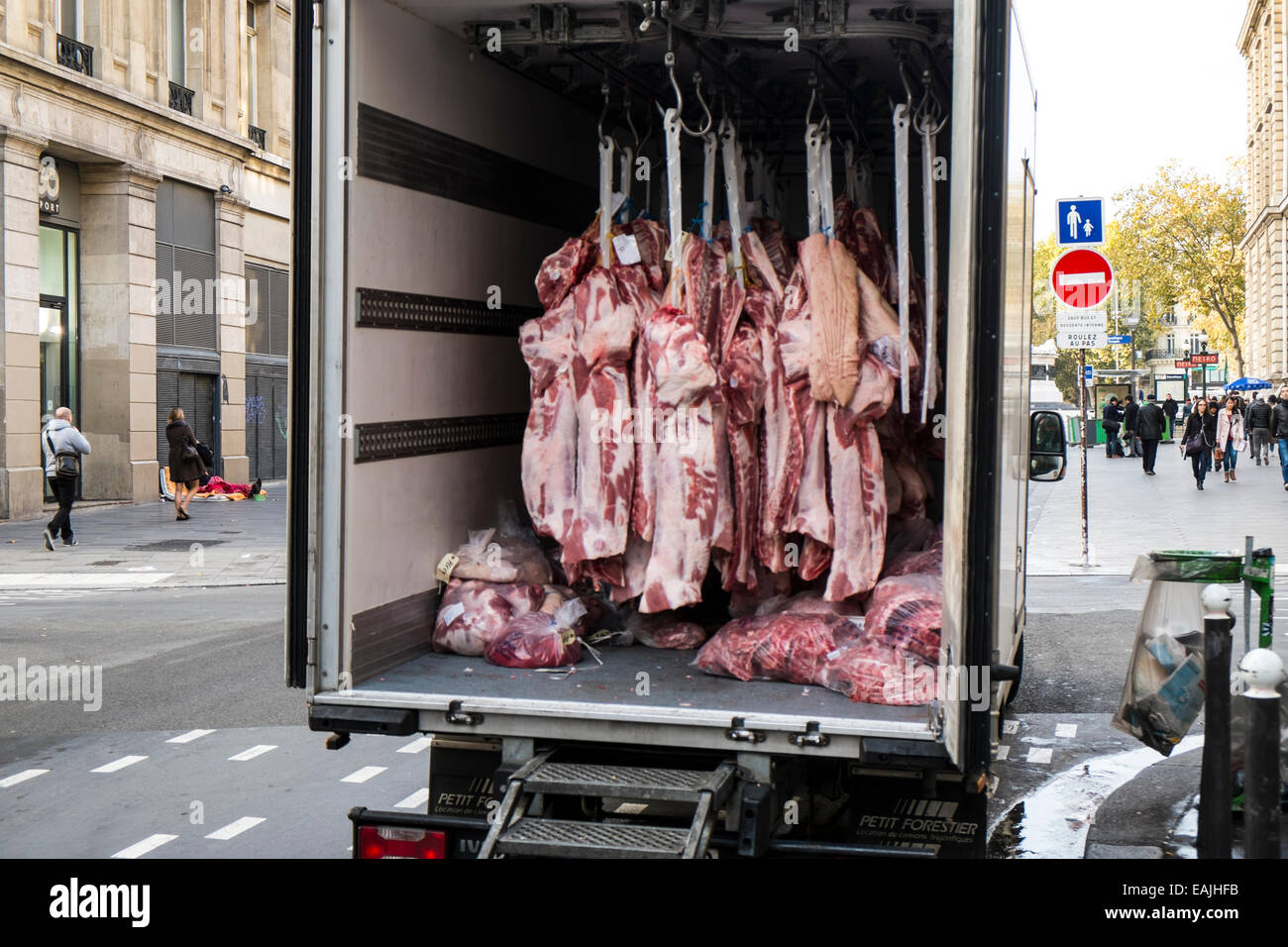 High Quality Meat truck Blank Meme Template