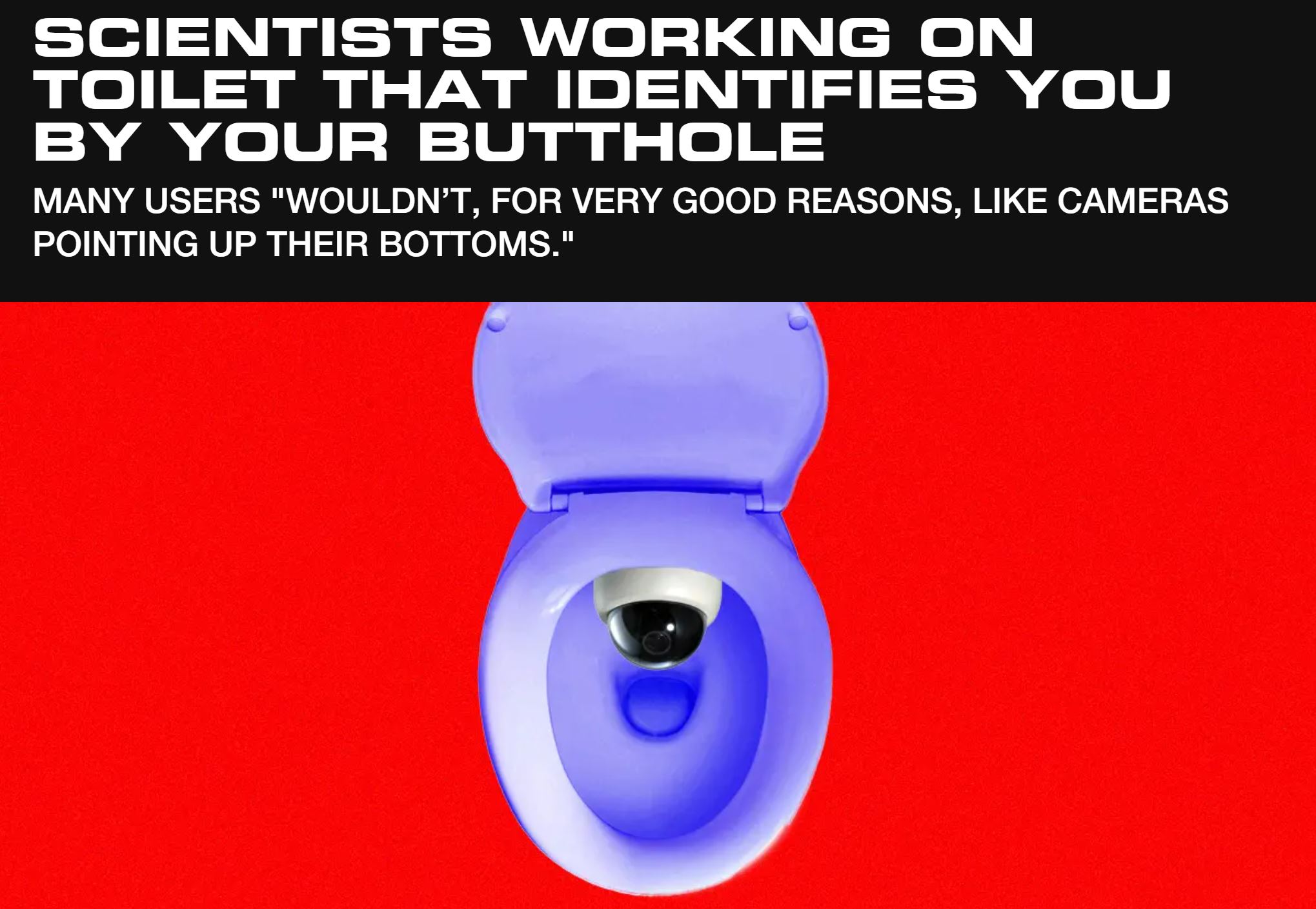 Toilet Article Blank Meme Template