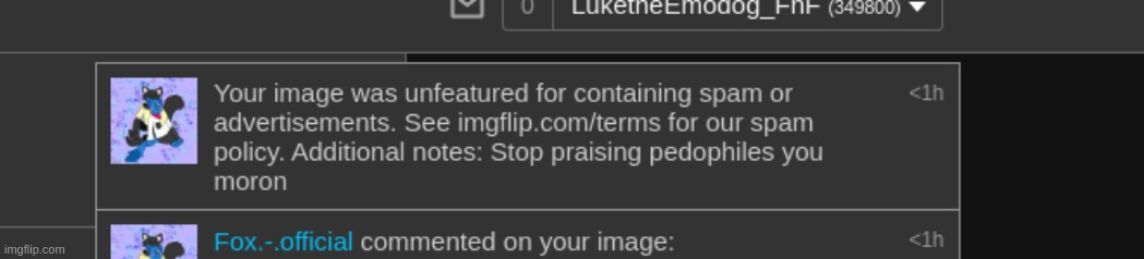 mod abuse moment | made w/ Imgflip meme maker
