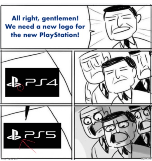 The difference | image tagged in ps4 vs ps5 | made w/ Imgflip meme maker