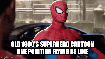 T-pose spiderman flying - Imgflip