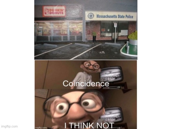 Donut shop police station | image tagged in funny memes | made w/ Imgflip meme maker