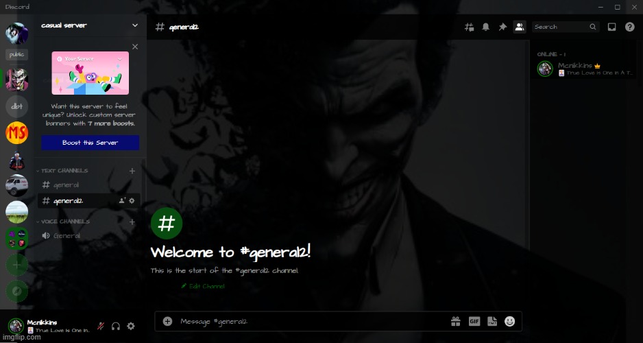 Discord Theme Reveal xD (i made it myself lmao) | made w/ Imgflip meme maker