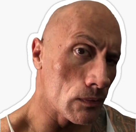 The Rock Eyebrow Blank Template - Imgflip