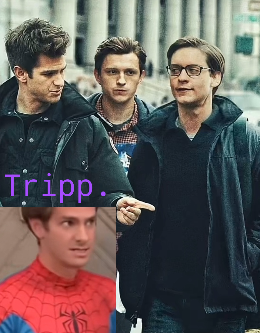 Tripp. Spooderman Blank Meme Template