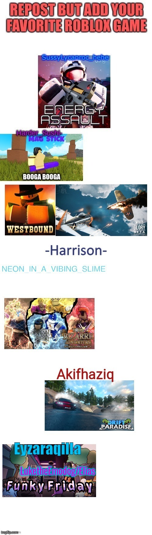 literally the only thing ive played on roblox even tho im trash at it | LuketheEmodog/Elias | made w/ Imgflip meme maker