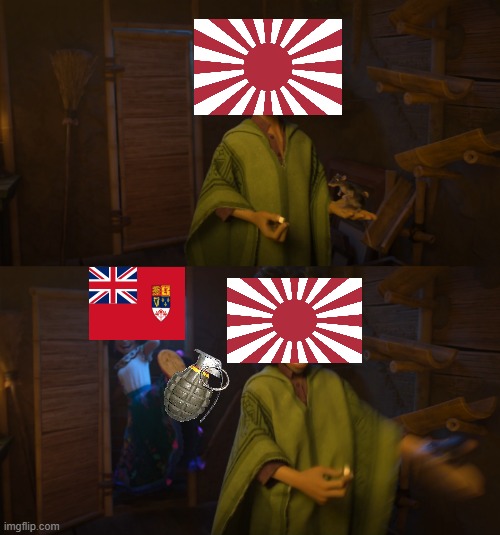 Canada vs Japan in Myanmar in a nutshell | image tagged in encanto bruno mirabel,ww2,imperial japan | made w/ Imgflip meme maker