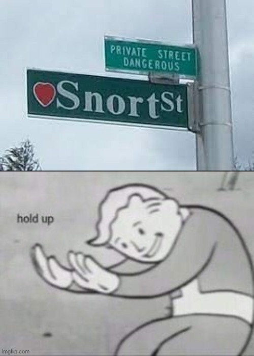 clever title | image tagged in fallout hold up | made w/ Imgflip meme maker
