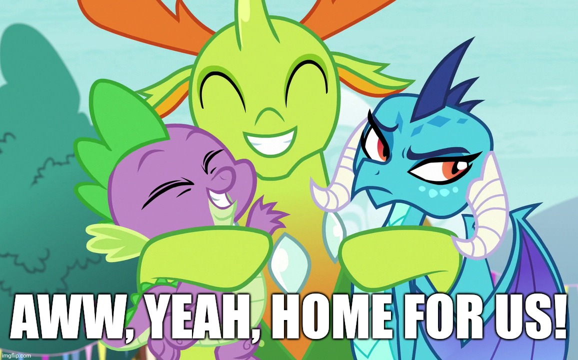 AWW, YEAH, HOME FOR US! | made w/ Imgflip meme maker