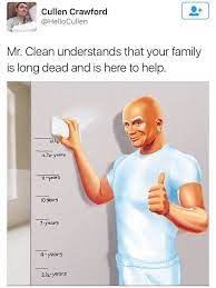 Death is fun with mr clean Blank Meme Template