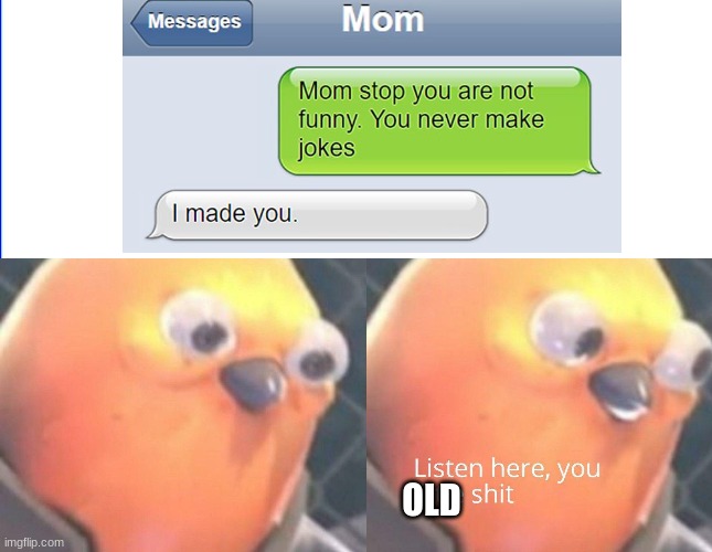 you old boomer | OLD | image tagged in listen here you little shit | made w/ Imgflip meme maker