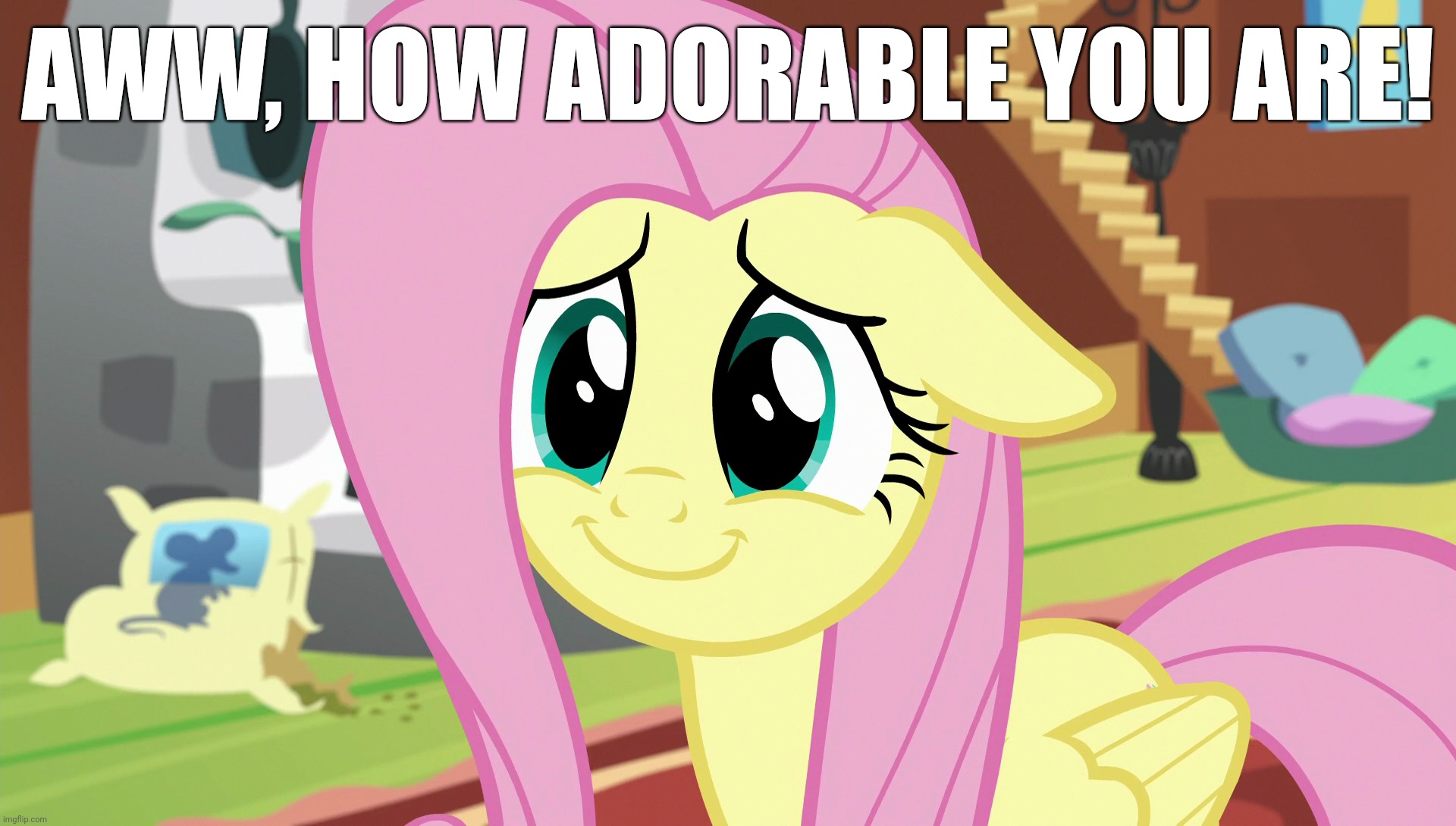 Shyabetes (MLP) | AWW, HOW ADORABLE YOU ARE! | image tagged in shyabetes mlp | made w/ Imgflip meme maker