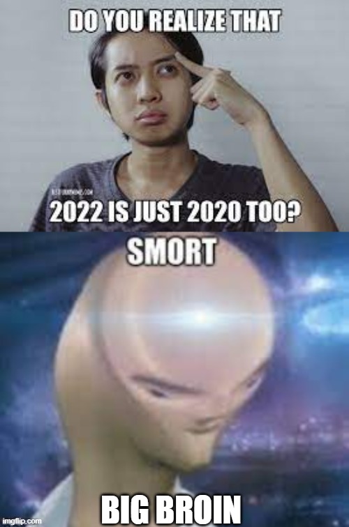 So smort! | BIG BROIN | image tagged in 2022,i am smort,funny | made w/ Imgflip meme maker