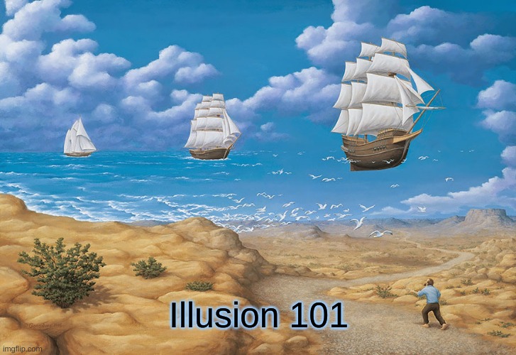 iLlUsIoN | Illusion 101 | image tagged in illusion | made w/ Imgflip meme maker