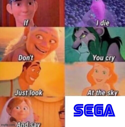 Good ol' Sega load up screen | image tagged in if i die,sega | made w/ Imgflip meme maker