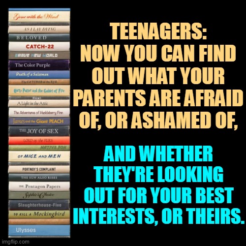 TEENAGERS:
NOW YOU CAN FIND OUT WHAT YOUR PARENTS ARE AFRAID OF, OR ASHAMED OF, AND WHETHER THEY'RE LOOKING OUT FOR YOUR BEST INTERESTS, OR THEIRS. | image tagged in teenagers,smart,parents,dumb | made w/ Imgflip meme maker