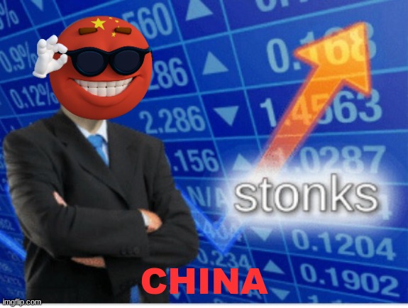 Stoinks | CHINA | image tagged in stoinks | made w/ Imgflip meme maker