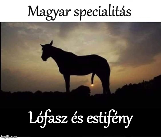 Magyar specialitás; Lófasz és estifény | made w/ Imgflip meme maker