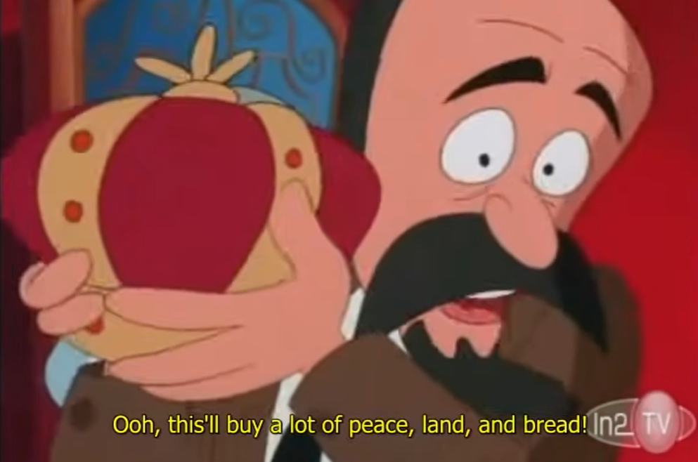 This'll Buy A Lot of Peace, Land, and Bread Blank Meme Template