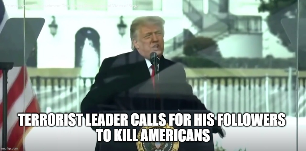 Terrorist Leader Calls For His Followers to Kill Americans | TERRORIST LEADER CALLS FOR HIS FOLLOWERS 
TO KILL AMERICANS | image tagged in osama bin laden,domestic terrorists,maga terrorists,terror,trump is a terrorist,terrorist leader | made w/ Imgflip meme maker