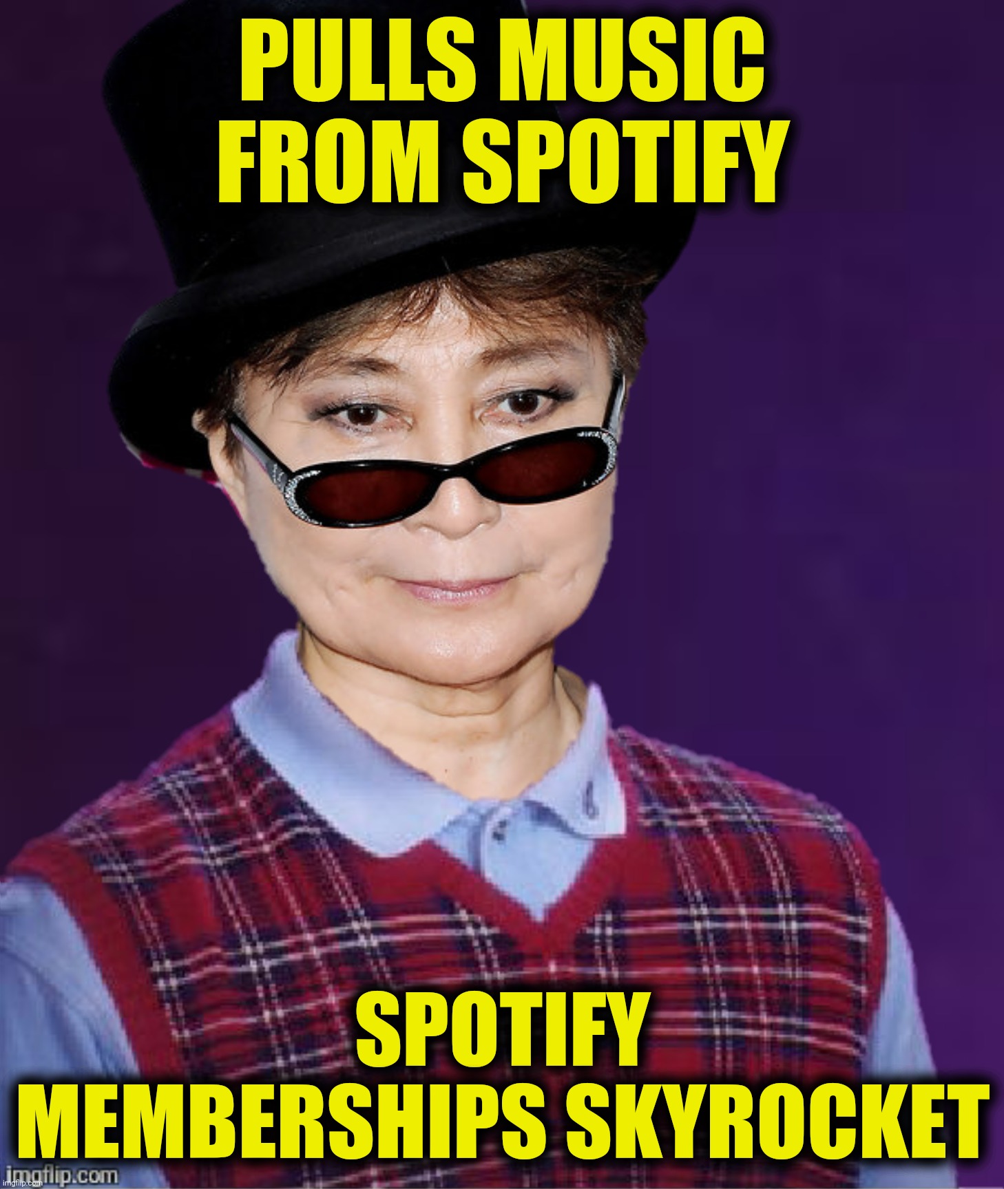 PULLS MUSIC FROM SPOTIFY SPOTIFY MEMBERSHIPS SKYROCKET | made w/ Imgflip meme maker