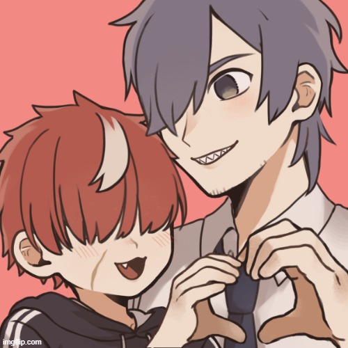 Jack and Ziggy! Jack is the tall dude and Ziggy is the small boi (yes they're hella gay) | image tagged in picrew,gay | made w/ Imgflip meme maker
