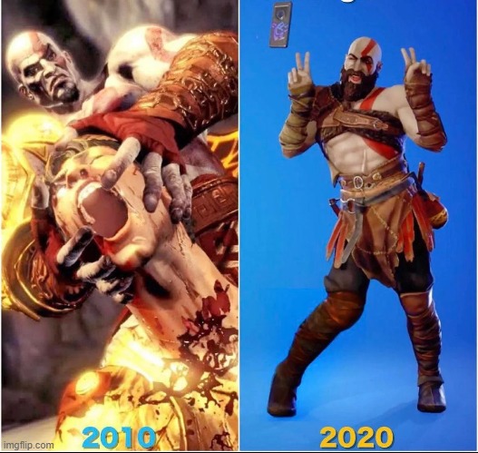 fortnite kratos is kinda of ok cute | image tagged in femman | made w/ Imgflip meme maker