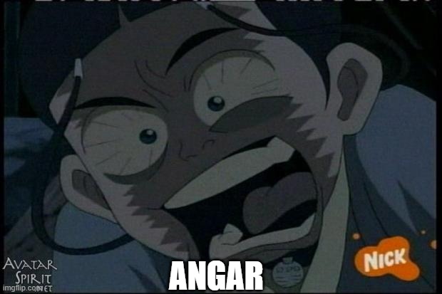 Angry Katara | ANGAR | image tagged in angry katara | made w/ Imgflip meme maker
