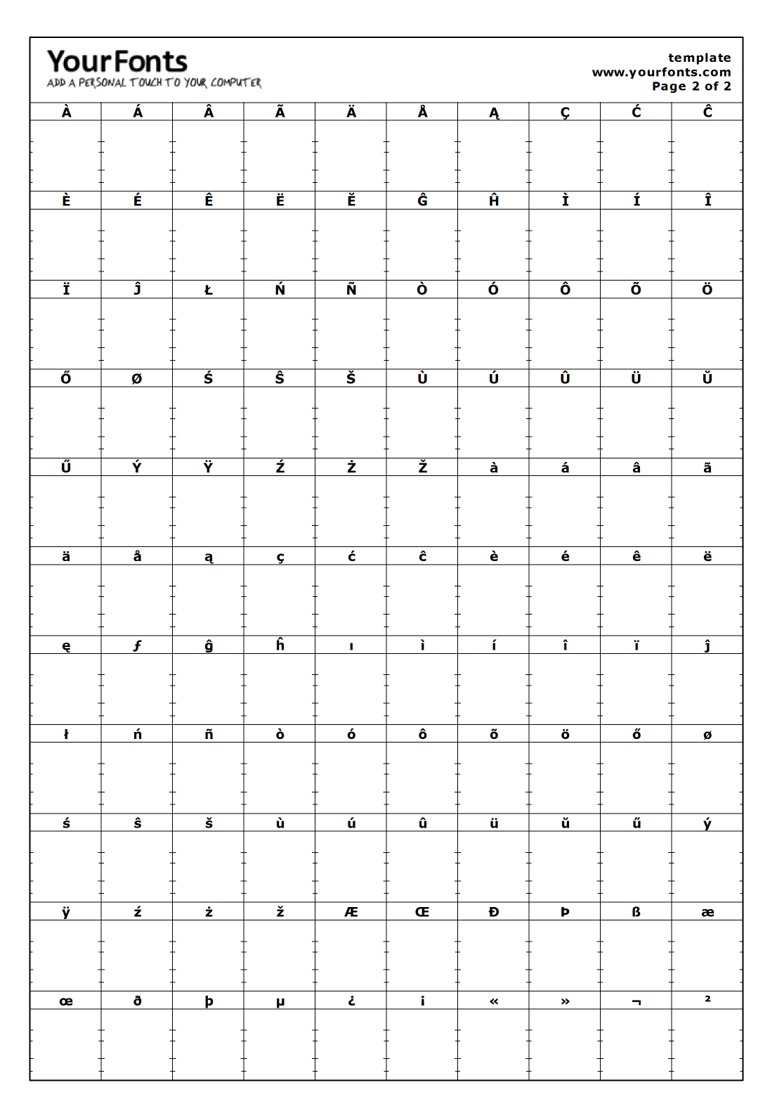 FONT 2 Blank Meme Template