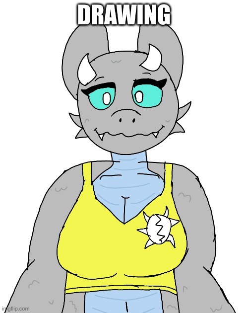 Lora Tanktop | DRAWING | image tagged in lora tanktop | made w/ Imgflip meme maker