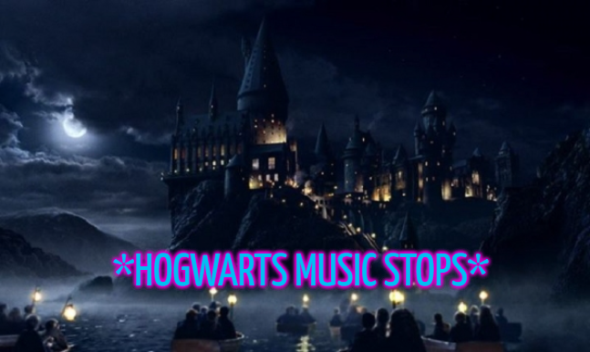 High Quality Hogwarts Music Stops Blank Meme Template