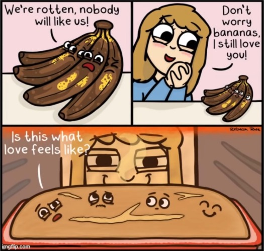 How many of you like banana cake ? :) | image tagged in comics | made w/ Imgflip meme maker