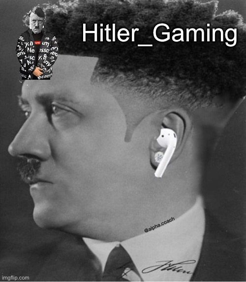 High Quality Hitler temp Blank Meme Template