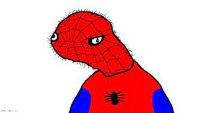 spooder man | image tagged in blazing spider west,memes,funny,doodle | made w/ Imgflip meme maker