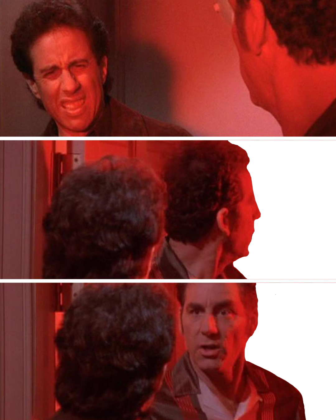 Kramer, what's going on in there? Blank Meme Template