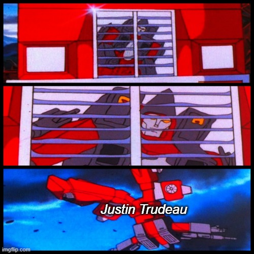 decepticon reflecting in optimus' grill | Justin Trudeau | image tagged in decepticon reflecting in optimus' grill,justin trudeau,freedom convoy,canada,vaccine mandate,memes | made w/ Imgflip meme maker