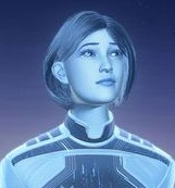 Cortana from Halo Infinite Blank Meme Template