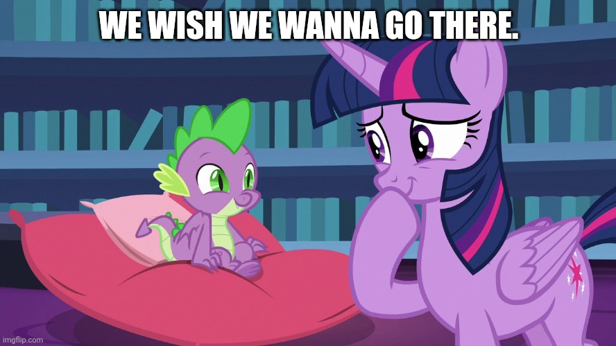 WE WISH WE WANNA GO THERE. | made w/ Imgflip meme maker